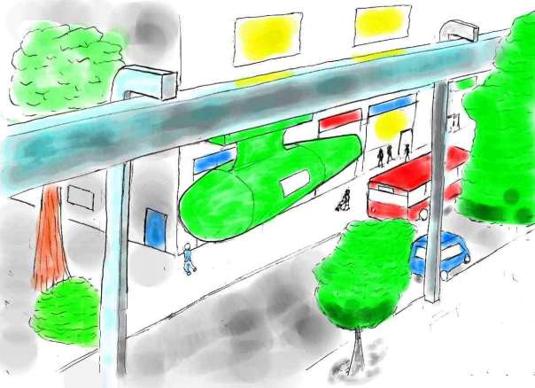 Gliding over the streets